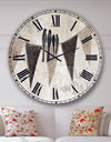 French Bird Flea Market - Farmhouse Large Wall CLock