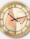 Glam Sparkling Rose Wine - Glam Large Wall CLock