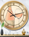 Glam Sparkling Rose Wine - Glam Large Wall CLock