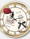 Lovely Glamorous Parfum  - Glam Oversized Wall CLock