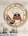 Glam fashion handbags I - Glam Large Wall CLock