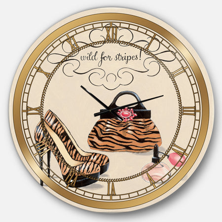 Glam fashion handbags I - Glam Large Wall CLock