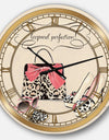 Glam fashion handbags II - Glam Large Wall CLock