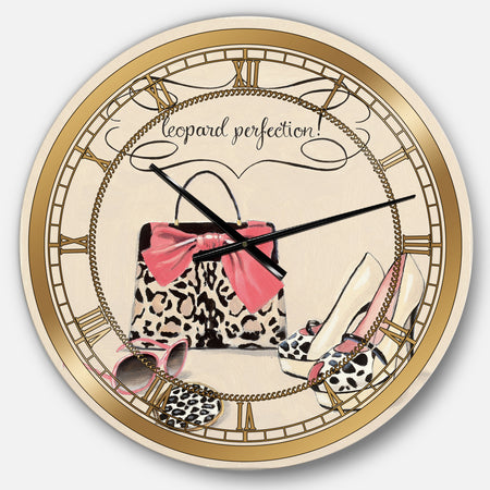 Glam fashion handbags II - Glam Large Wall CLock