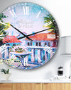 Paris Eiffel Tower - Landscape Large Wall CLock