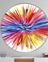 Color Explosion - Oversized Modern Wall CLock