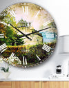 Chillion Castle - Landscape Large Wall CLock