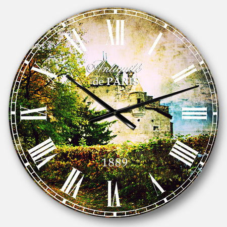 Chillion Castle - Landscape Large Wall CLock