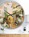 Vintage Parisian Cards - Contemporary Large Wall CLock