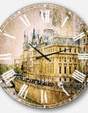 Old Parisian Cards - Abstract Wall CLock