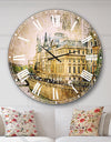 Old Parisian Cards - Abstract Wall CLock