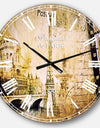 Paris Memories - Vintage Large Wall CLock