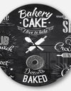 Bakery Characters - Oversized Modern Wall CLock