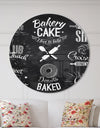 Bakery Characters - Oversized Modern Wall CLock