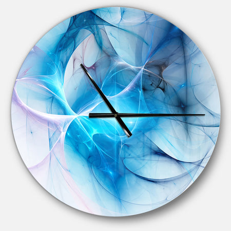 Blue Nebula Star - Oversized Modern Wall CLock