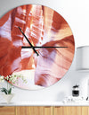 Panoramic View Antelope Canyon - Oversized Modern Wall CLock