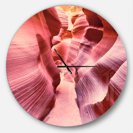 Famous Antelope Canyon - Oversized Modern Wall CLock