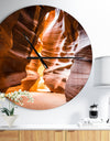 Antelope Canyon in Sunshine - Oversized Modern Wall CLock
