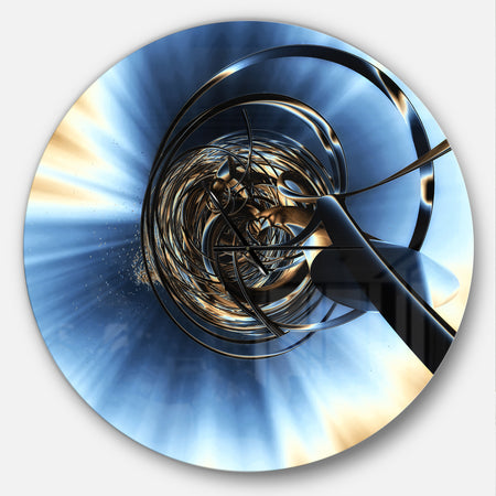 Fractal 3D Tangled Knot - Oversized Modern Wall CLock