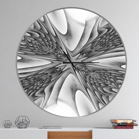 Fractal 3D Magical Depth - Oversized Modern Wall CLock