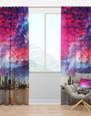 New Orleans Building and Skyscrapers - Modern Cityscape Curtain Panels