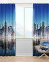 Skyscraper on New York City - Cityscape Curtain Panels