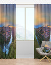 Panoramic View of Ancient City Castilla la Mancha - Cityscapes Curtain Panels