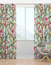 Abstract Floral Pattern - Floral Curtain Panels