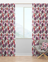 Colorful Abstract Floral Pattern - Floral Curtain Panels