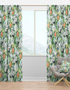 Seamless Pattern with Flowers - Floral Curtain Panels