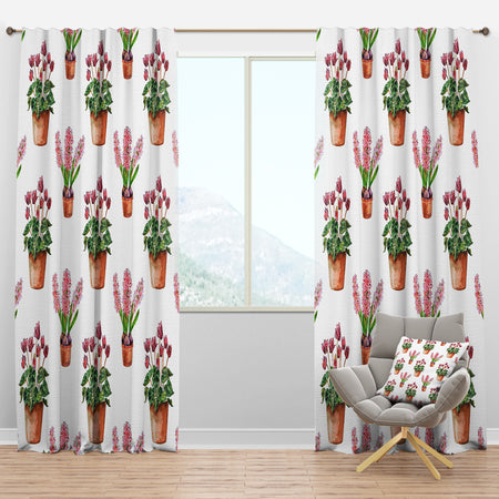 Home Flower - Floral Curtain Panels