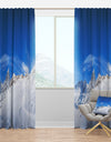 Italian Alps in the winter - Landscapes Curtain Panels