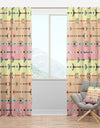 Tribal Arrows Boho Pattern - Southwestern Curtain Panels