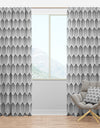 Halftone Pattern - Modern Curtain Panels