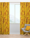 Colorful Botanic Texture - Bohemian & Eclectic Curtain Panels