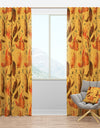 Flowers and Leaves Tea - Bohemian & Eclectic Curtain Panels