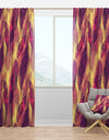 Feathers Boho Pattern - Southwestern Curtain Panels