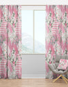 Decorative Patchwork Floral Pattern - Modern Curtain Panels