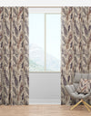 Various Feather Pattern - Southwestern Curtain Panels