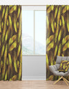 Bird Feathers Pattern - Southwestern Curtain Panels