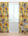 Imprints Flowers and Herb Pattern - Modern & Contemporary Curtain Panels