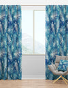 Pattern with Feathers and Circles - Southwestern Curtain Panels