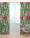 Colorful Tropical Pattern - Tropical Curtain Panels