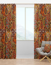 Pattern Tile with Mandalas - Bohemian & Eclectic Curtain Panels