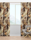 Leaves and Spots Pattern - Modern & Contemporary Curtain Panels