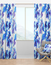 Abstract Leaves Pattern - Tropical Curtain Panels