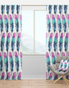 Hand Drawn Feathers Isolated - Southwestern Curtain Panels