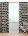 Abstract Pattern - Scandinavian Curtain Panels