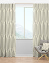 Zigzag Minimal Striped Design - Scandinavian Curtain Panels