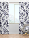 Vintage Style Flower Pattern - Modern & Contemporary Curtain Panels